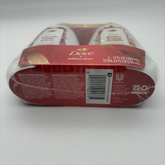 Dove Beauty Limited Edition Liquid Hand Wash Soap Frosted Plum Berry Gingerbread - Picture 3 of 3